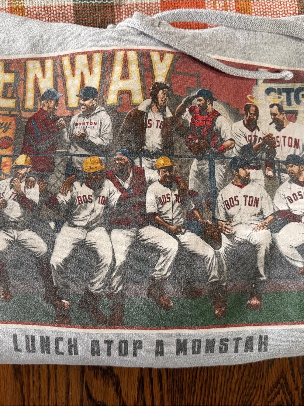 Boston Graphic Crewneck Sweatshirt - Gray